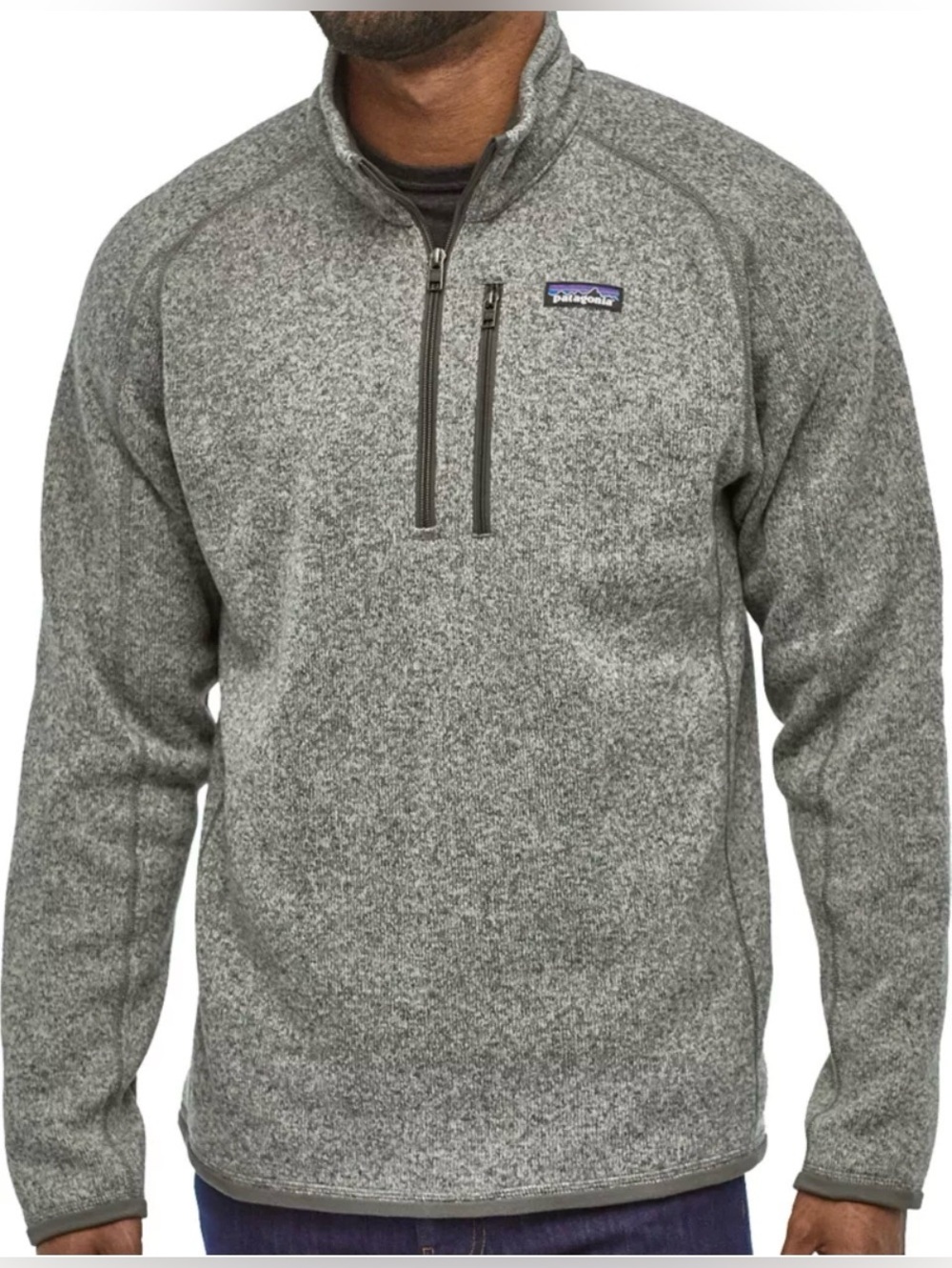 New Patagonia Men's Better Sweater 1/4 Zip Pullover XXL monogrammed
